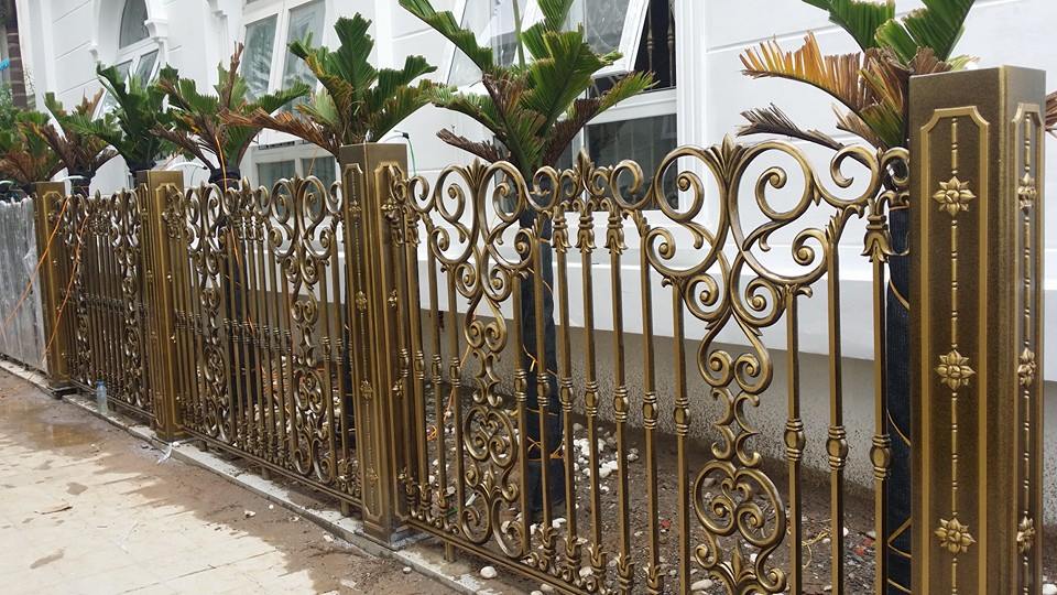 Hàng rào nhôm đúc mẫu HR -020