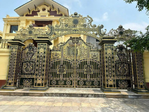 Cổng nhôm đúc Biệt Thự Đế Vương